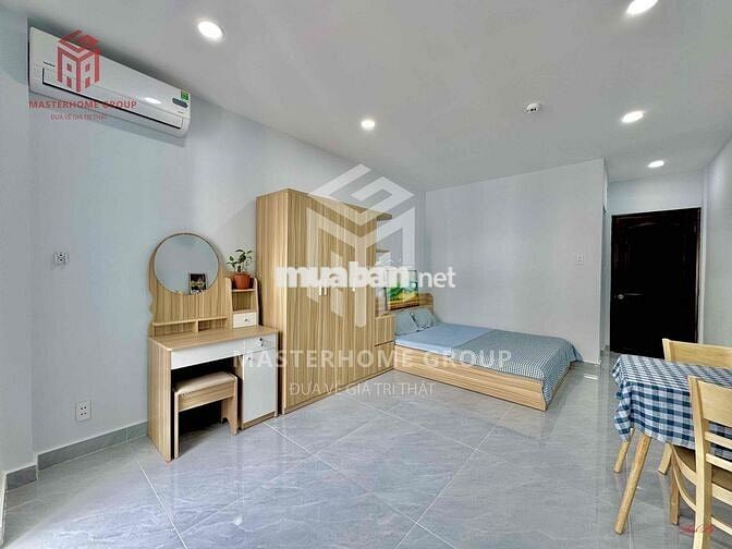 Cho thuê Studio ban công mới xây có thang máy ngay Chu Văn An gần HVCB