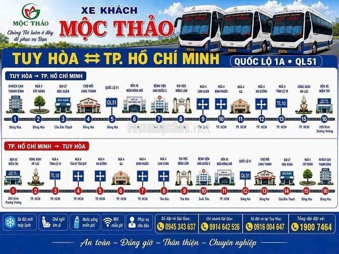 Tuyển nhân viên bán vé xe khach Mộc Thảo