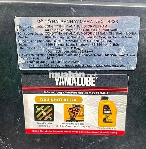 Yamaha NVX 155/2017 ABS Smartkey