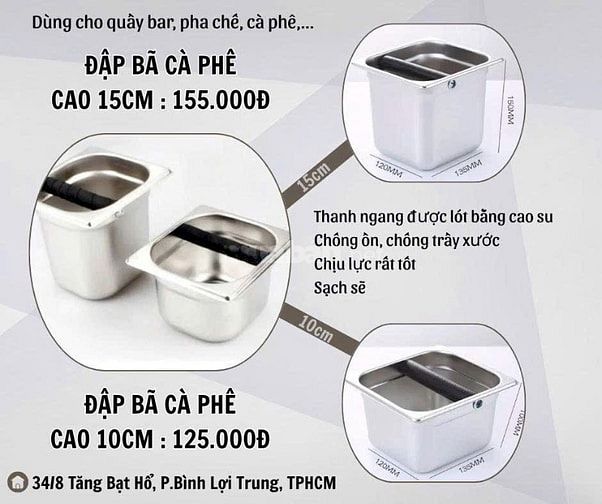 Dụng cụ pha chế Café, sinh tố, giải khát, nhà bếp, quán ăn, nhà hàng