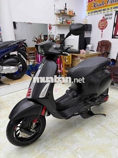 Piaggio Vespa Sprint iget abs 2021 Đen Nhám