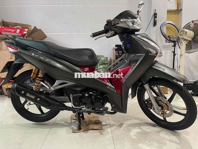 Honda Wave 125 Trắng đỏ, Vàng cát Ohlins Monkey