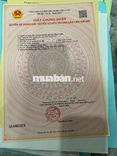 🏡 BÁN NHÀ MỚI XÂY – GIÁP TÂN PHÚ, GẦN ĐẦM SEN 🏡