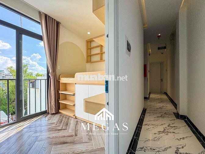 CĂN HỘ MINI - BAN CÔNG - FULL NỘI THẤT -  CÔNG VIÊN LÀNG HOA