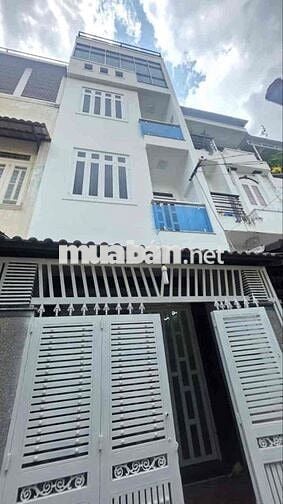 NHÀ ĐẸP 4 TẦNG SÂN THƯỢNG — Phú Thọ Hoà 4x14 Hẻm Xe Hơi