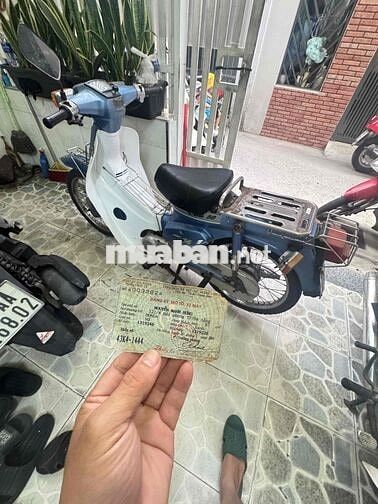 Honda Cup 90 90cc Xanh trắng biển 43 biển đẹp