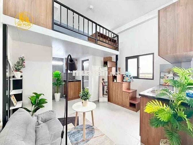 CĂN HỘ CÓ GÁC MỚI XÂY SIÊU ĐẸP BAN CÔNG CỬA SỔ TRỜI THOÁNG MÁT