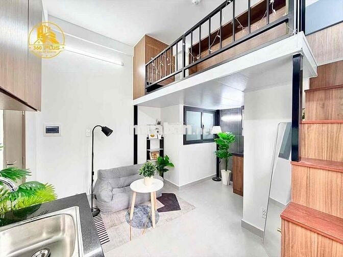 CĂN HỘ CÓ GÁC MỚI XÂY SIÊU ĐẸP BAN CÔNG CỬA SỔ TRỜI THOÁNG MÁT