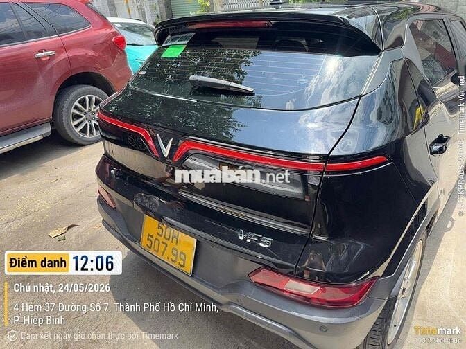 VinFast VF5 Plus Đen Chính Chủ Từ Đầu