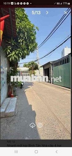 Hẻm 317 Bình Thành,Bình Tân khu dân cư hiện hữu, gần chợ, trường học v