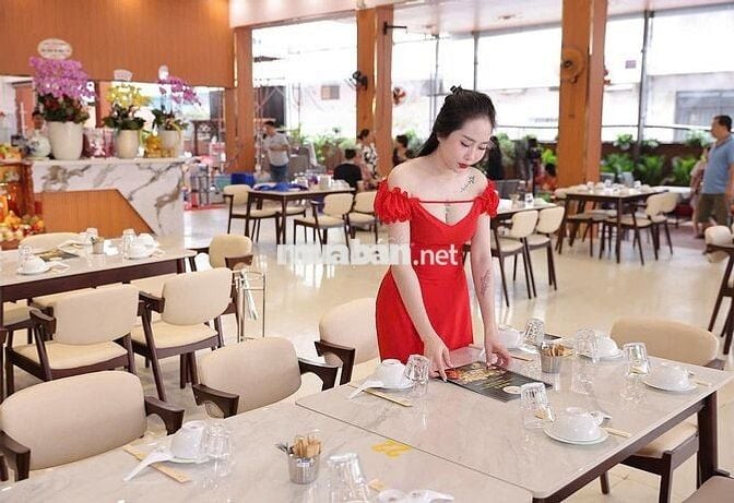 Tuyển Nhân Viên Phục Vụ Nữ, Nam, cho Nhà Hàng