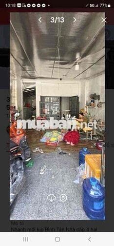 Hẻm 317 Bình Thành,Bình Tân khu dân cư hiện hữu, gần chợ, trường học v