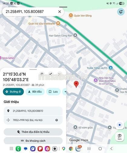🔥Bán 317m² ở Ninh Môn,MT 12m,mặt đường 7m,100m ra trục Nội Bài-Đại Lải