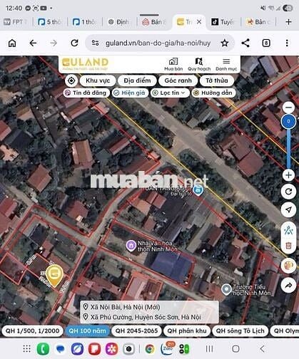 🔥Bán 317m² ở Ninh Môn,MT 12m,mặt đường 7m,100m ra trục Nội Bài-Đại Lải