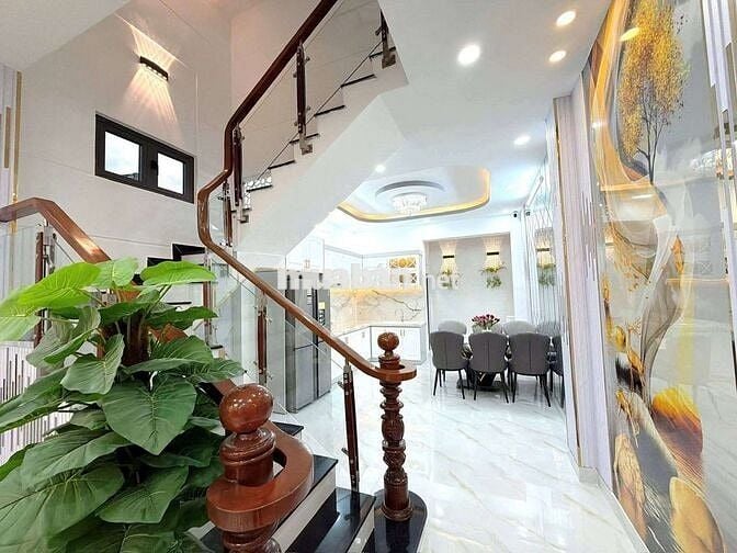 8,9 Tỷ TL nhà 3 tầng mặt tiền hẻm xe hơi 1806/Huỳnh Tấn Phát Nhà Bè
