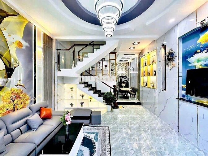 SÁT METRO QUẬN 12, NHÀ 4 TẦNG BTCT ĐẸP, 49M2, HXH ĐỖ CỬA, CHỈ 6.2 TỶ