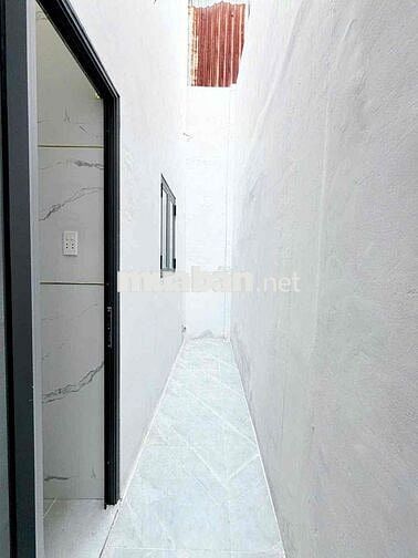 Bán nhà 4x14m, nở hậu 5m, hẻm xe hơi thông, 1 lầu, 3pn, TMT, Q12
