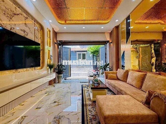 NHÀ ĐẸP 3 TẦNG - GẦN MINH PHỤNG HẬU GIANG 4M x 13M Hướng Đông Bắc