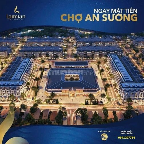 Shophouse mặt tiền chợ An Sương 5 x 20, 5 tầng chỉ 14.35 tỷ
