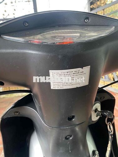 Motor Thai Wave 50 2022 Đen Bạc