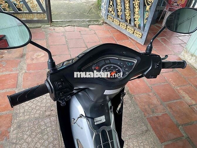 Motor Thai Wave 50 2022 Đen Bạc