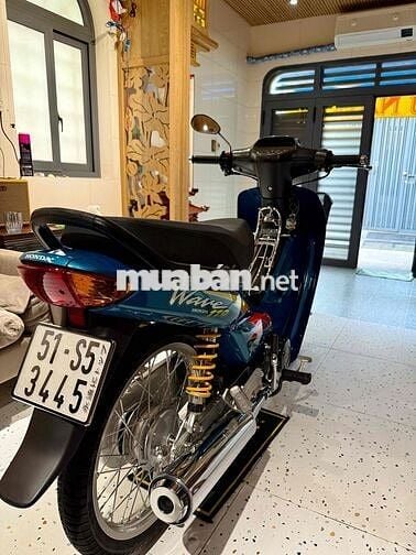 Honda Wave Alpha Xanh Phuộc Ohlins Lốp Michelin