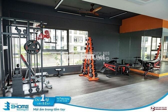 Bán căn hộ Ehome Southgate 51m2 1pn + 1 giá 1,150 tỷ