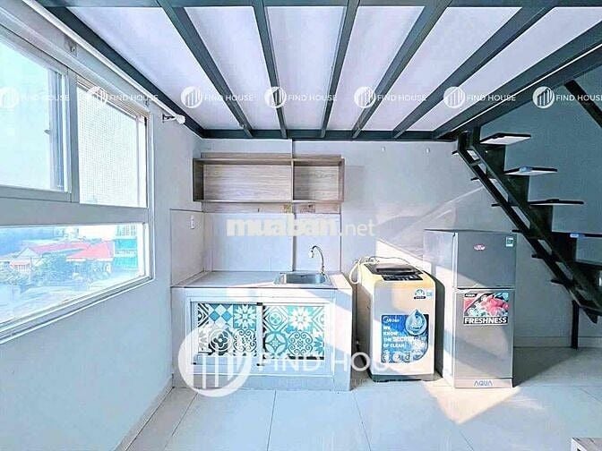DUPLEX CỬA SỔ LỚN GẦN UFM,KCX,LOTTE,Q1,Q4