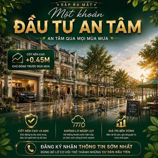  ĐÔ THỊ XANH VỚI 45 TIỆN ÍCH NỘI KHU KIẾN TẠO CHUẨN SỐNG MỚI PHÍA BẮC 