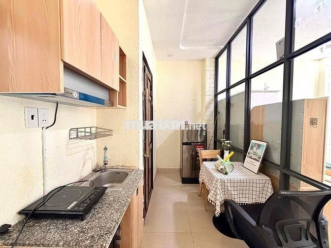 1PN - Tách Bếp - Balcon - Full Nội Thất - Ngay Tân Định, Quận 1