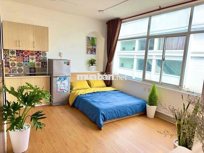 CHO THUÊ CĂN HỘ 1 PN 50m2 - FULL NT - NGAY CẦU CHỮ Y Q5