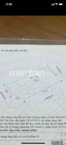 Bán Tòa nhà 8 tầng 237m Mỹ Đình Cầu Giấy giá 185 tỷ.