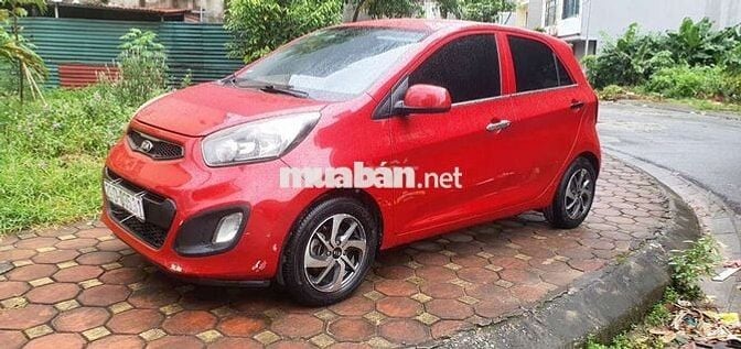 Kia Morning Van 2014 Tự động 100000 km Đỏ