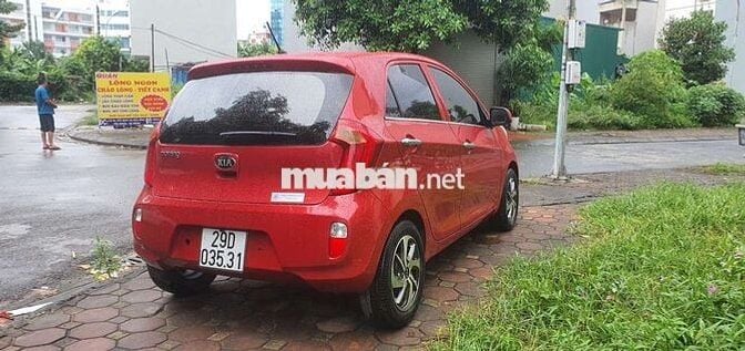 Kia Morning Van 2014 Tự động 100000 km Đỏ