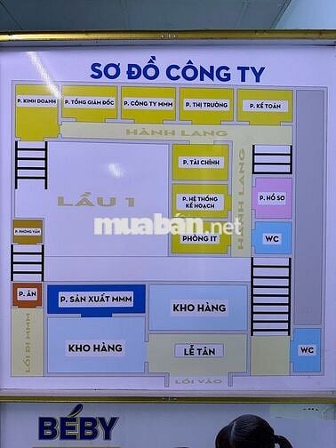 Kho Xưởng + Văn Phòng (800m²) 