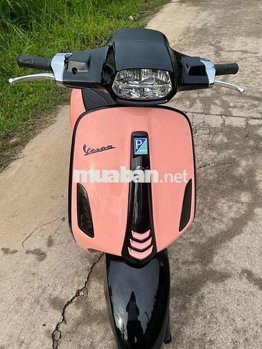 Piaggio Vespa Sprint 2021 Hồng Phấn Đen Leng Keng