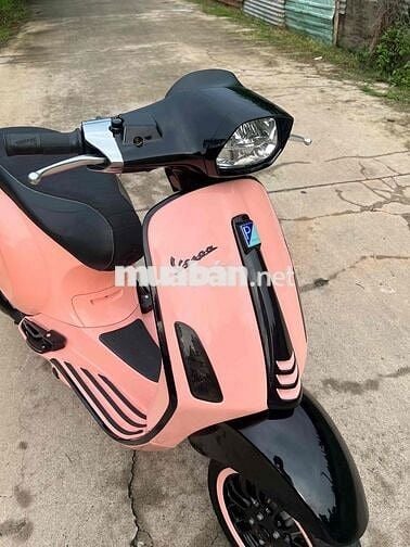 Piaggio Vespa Sprint 2021 Hồng Phấn Đen Leng Keng