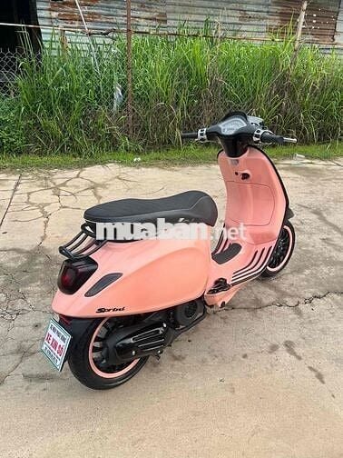 Piaggio Vespa Sprint 2021 Hồng Phấn Đen Leng Keng