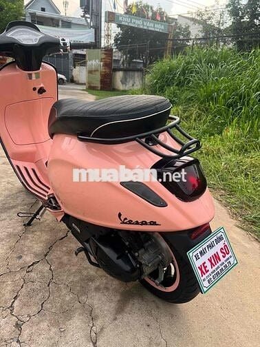 Piaggio Vespa Sprint 2021 Hồng Phấn Đen Leng Keng
