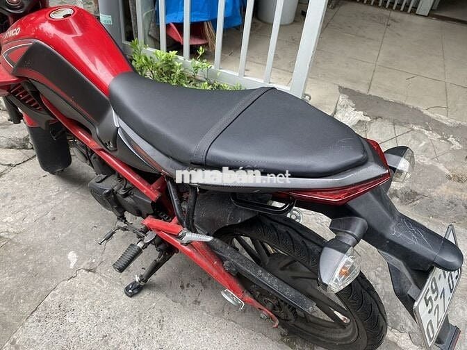 Xe moto Kymco 50cc Đỏ đen 1 năm