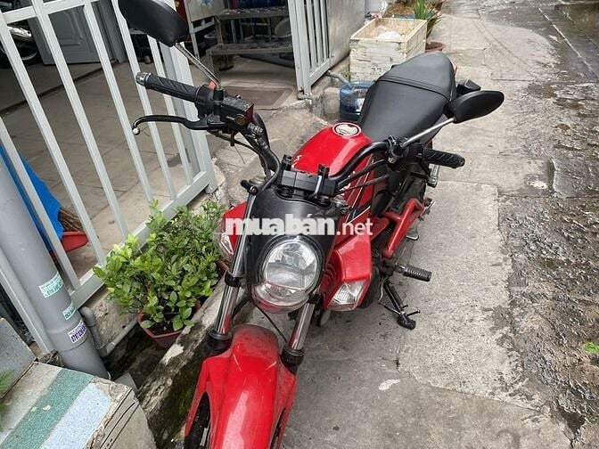 Xe moto Kymco 50cc Đỏ đen 1 năm