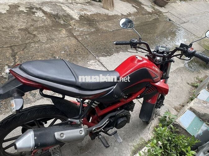 Xe moto Kymco 50cc Đỏ đen 1 năm