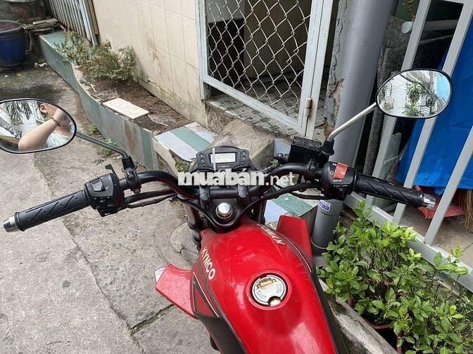 Xe moto Kymco 50cc Đỏ đen 1 năm