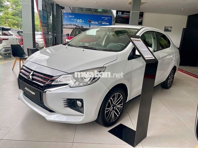 Mitsubishi Attrage 2025 CVT Premium Trắng Thái Lan