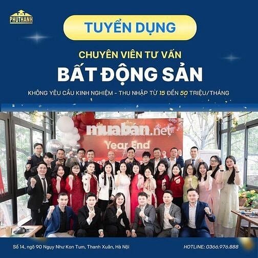 Tuyển dụng Nhân Viên Kinh Doanh BĐS