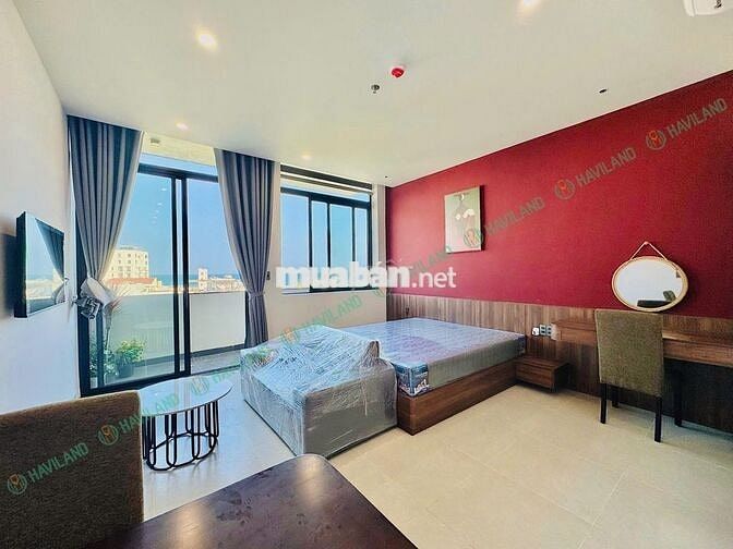 Studio ven biển, mới 100%, hồ bơi, gym, sauna, dọn phòng hàng tuần