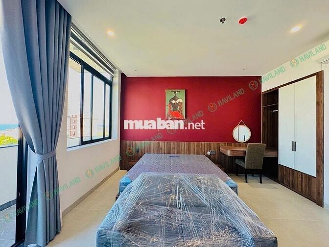 Studio ven biển, mới 100%, hồ bơi, gym, sauna, dọn phòng hàng tuần