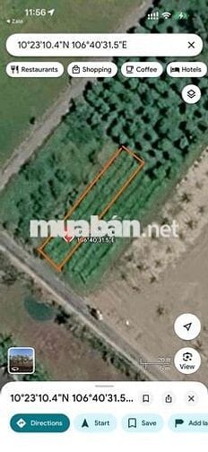 chính chủ bán đất mặt tiền thổ cư đê bao Long Hưng