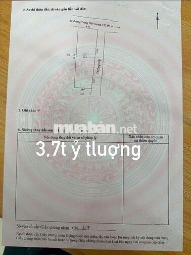 🏠 ĐẤT 2 MẶT KIỆT 3M TRƯNG NỮ VƯƠNG THÔNG LÊ ĐÌNH LÝ