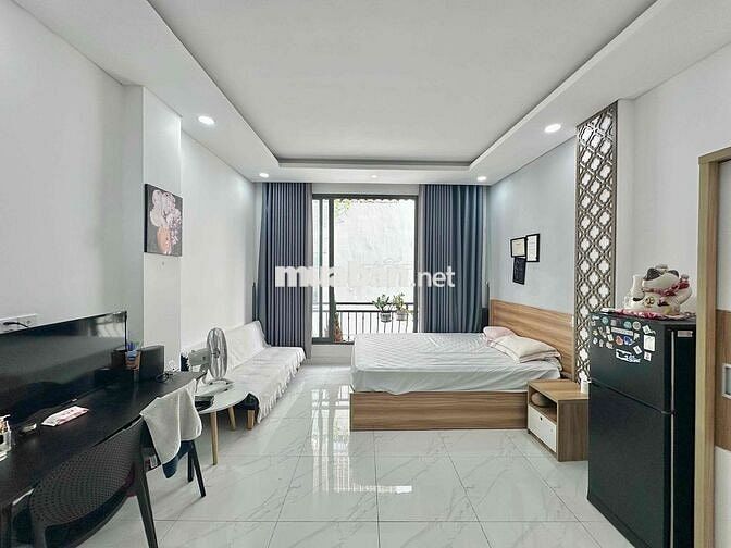 🎀CĂN HỘ 1PN RỘNG 43M2 BAN CÔNG THOÁNG FULL NỘI THẤT SÁT LÊ VĂN SỸ